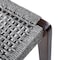 Armen Living Nabila Outdoor Dark Eucalyptus Wood and Gray Rope Dining Chairs, PK2 840254333420 - alternate 9